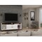 Manhattan Comfort Rockefeller 62.99 TV Stand, Off White and Nature 130GMC8 - alternate 3